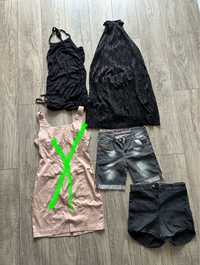 Женские вещи XS-S платья шорты джинсы сарафан