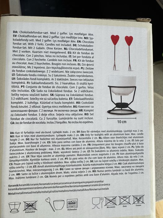Zestaw do czekoladowego fondue