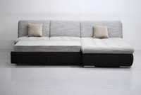 SAG DESIGN NAROŻNIK z funkcją spania, rogówka sofa tkanina