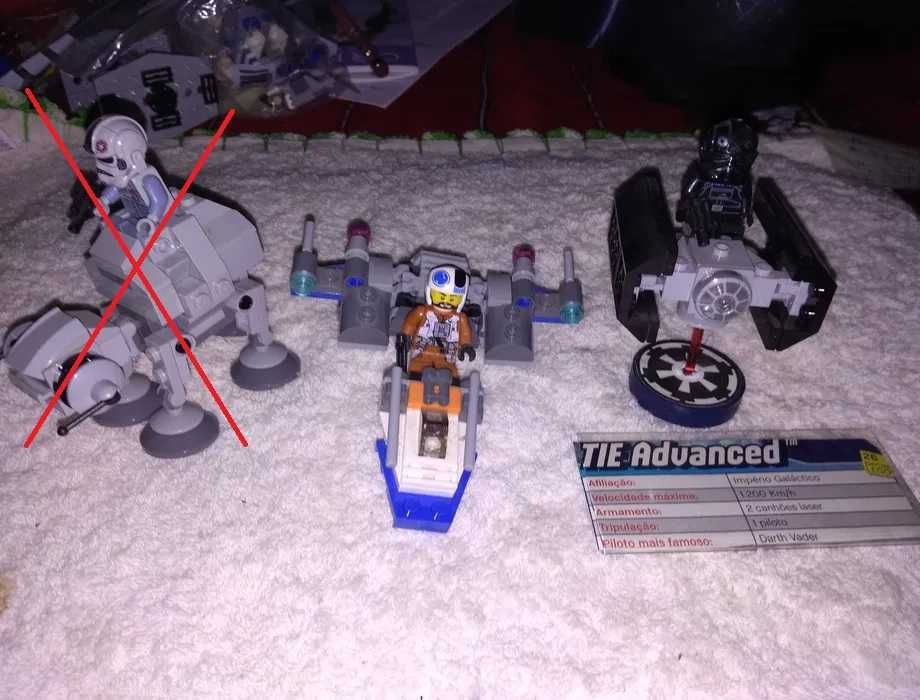 Figuras e mini naves Lego Star Wars