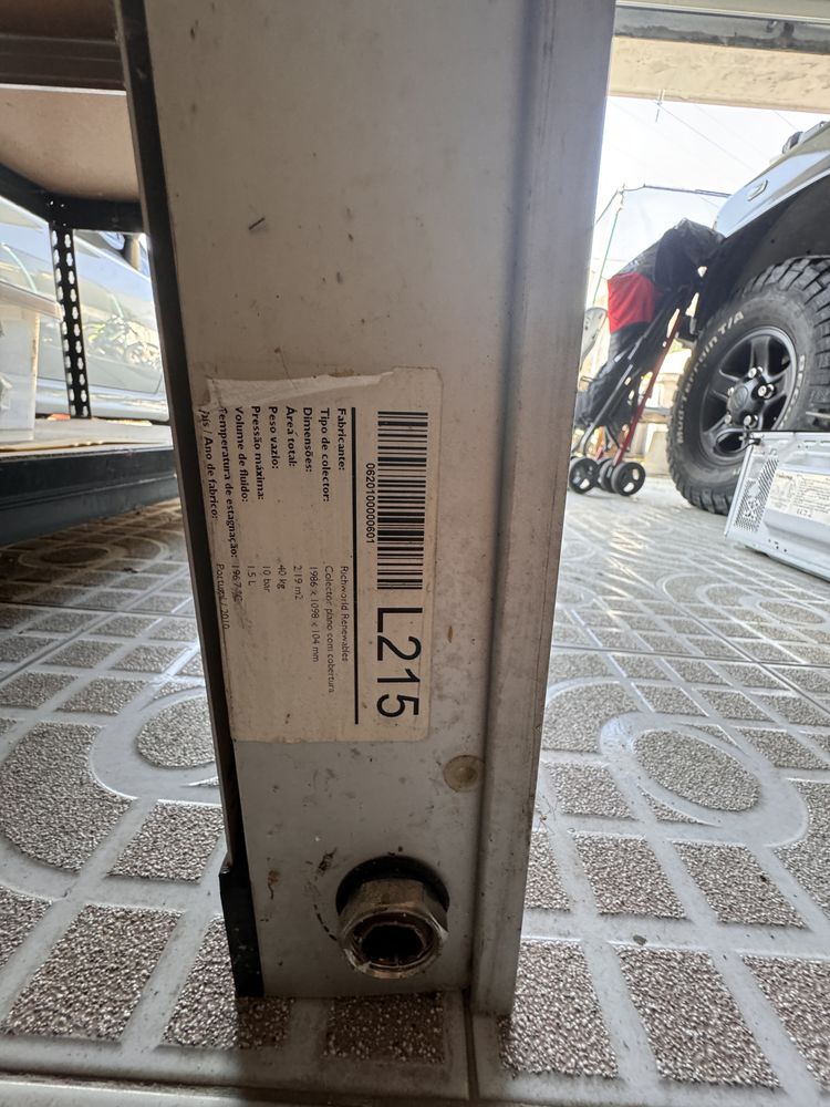 Paineis solar térmicos água novos