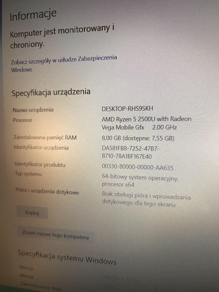 Lenovo Ideapad 256 GB Ryzen 5 Vega