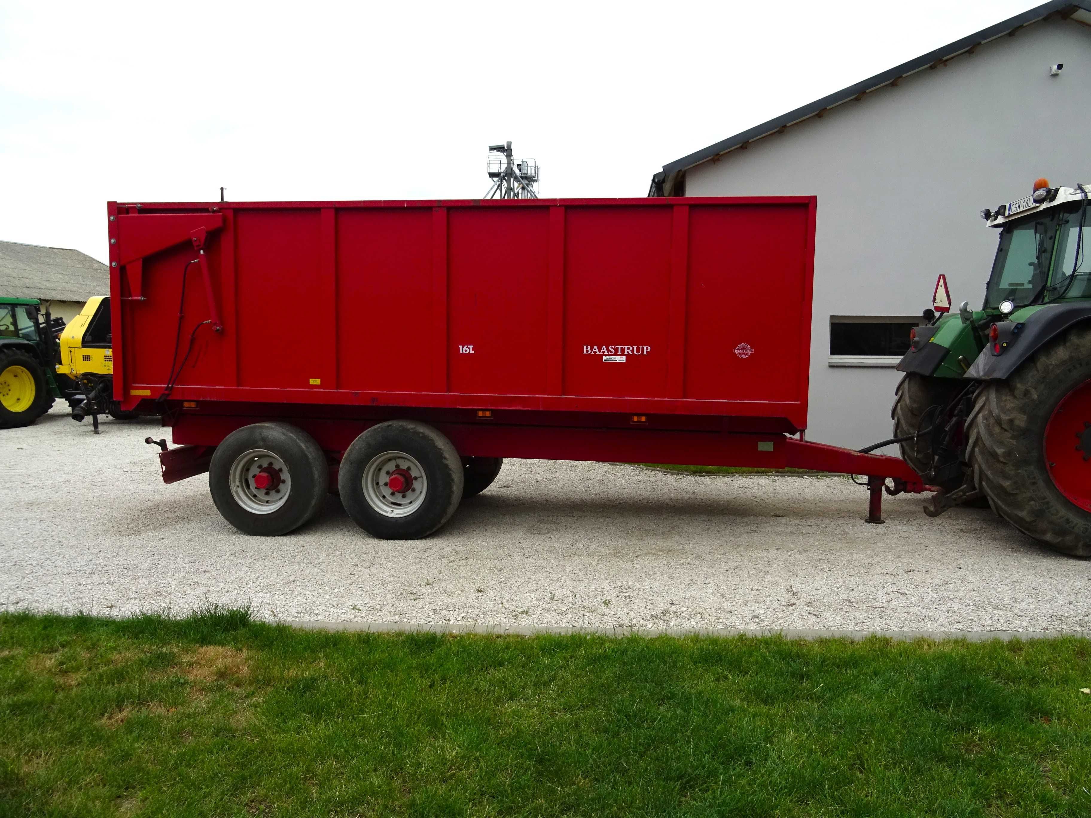 Przyczepa wywrotka 16t baastrup tandem metaltech pronar vaia
