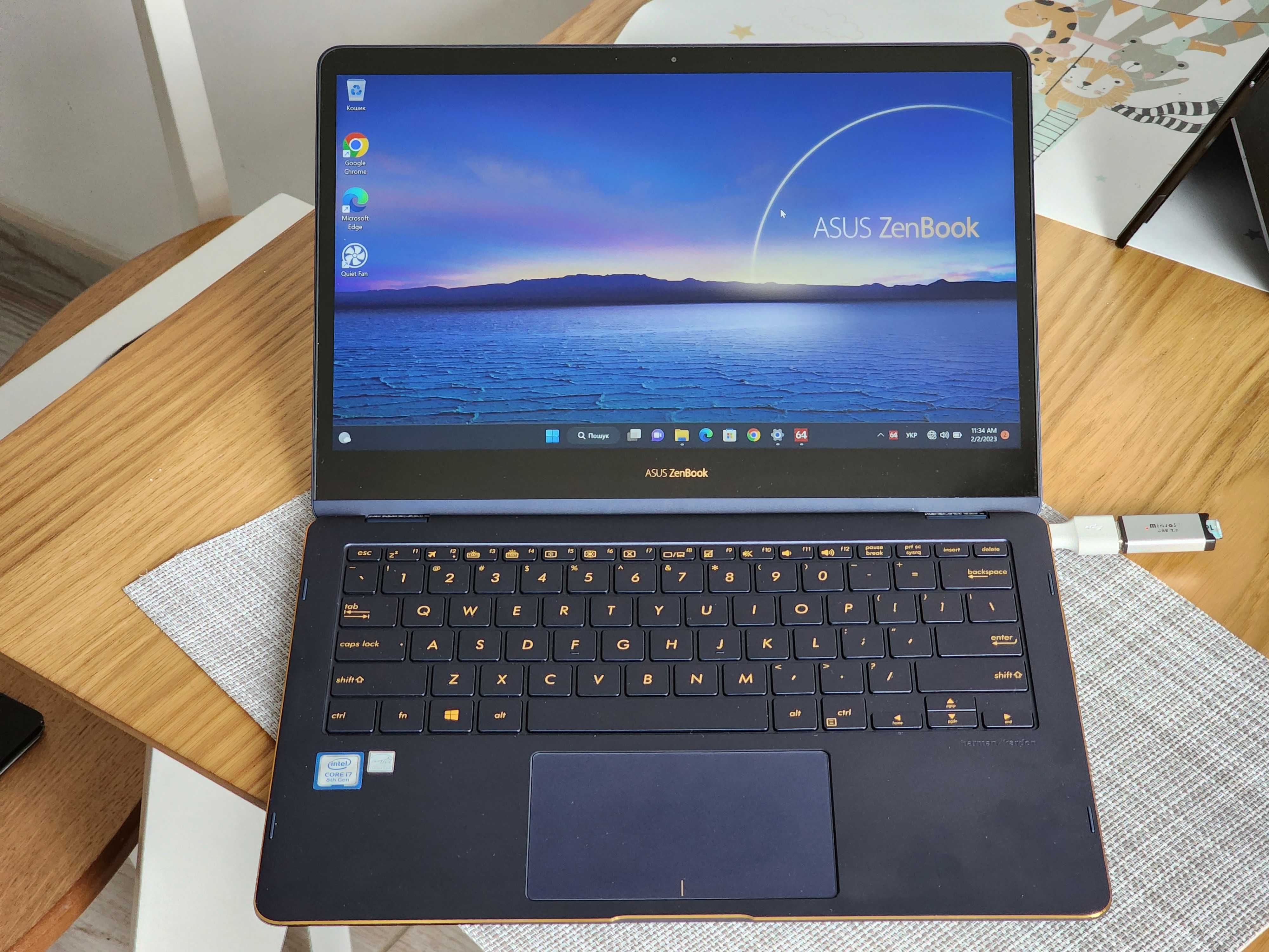 ASUS ZenBook Flip S UX370UA 13.3" FHD i7-8550U 4.0Ghz 16GB 512GB SSD