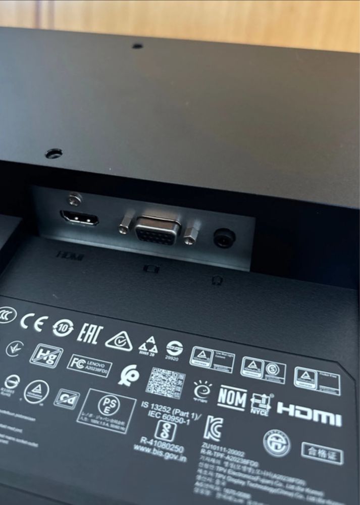 Monitor Lenovo D24-20 23,8” Full HD LED VA