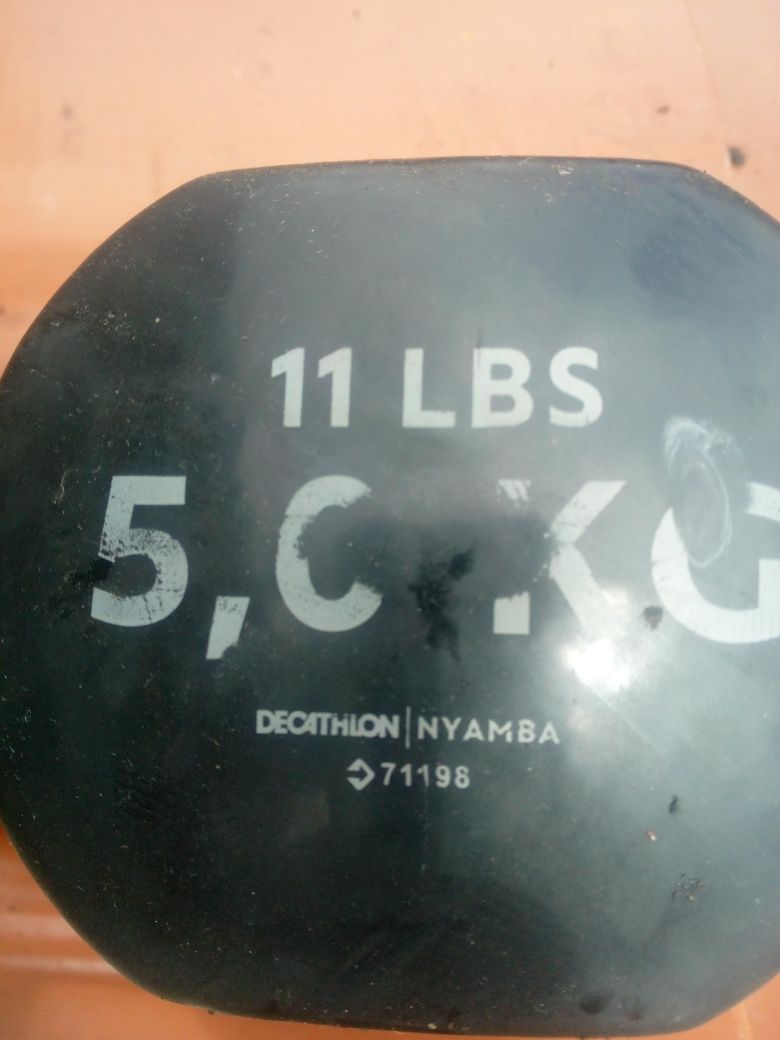 Hantle 5kg Dwie sztuki Decathlon Okazja Warto !!!