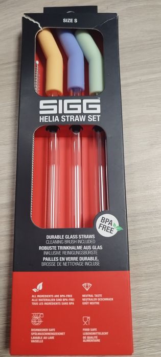Szklane słomki SIGG