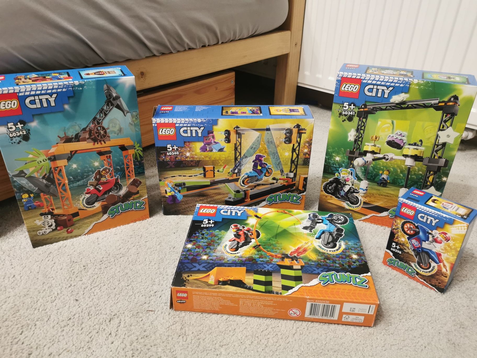 Lego stuntz 5 kompletów motory konkurs kaskaderski