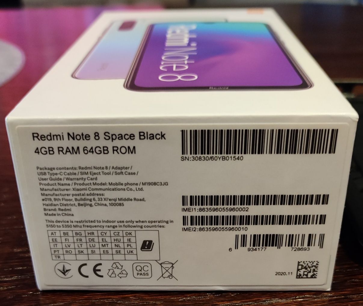 Xiaomi Redmi Note 8