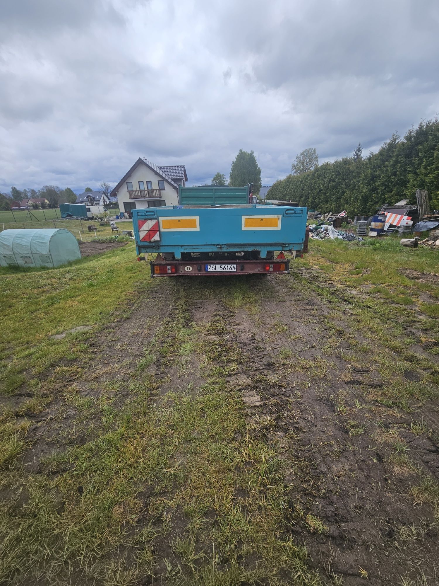 Wywrotka Daf 55 + przyczepa