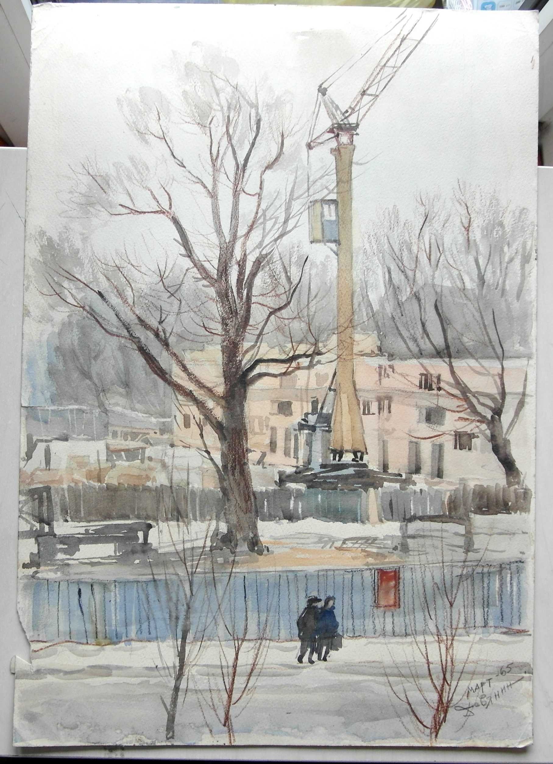 Девянін А.М. Малюнок , 1965 р.