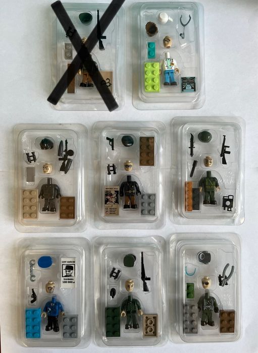 Orginalne nowe figurki Cobi z akcesoriami