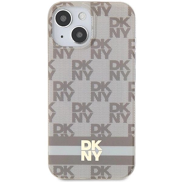 Etui DKNY IML Checkered Mono Pattern & Printed Stripes MagSafe na iPho