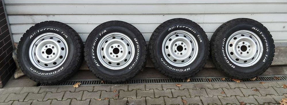 Fiat Ducato Opony z Felgami Bfgoodrich All-Terrain rok 2020 komplet