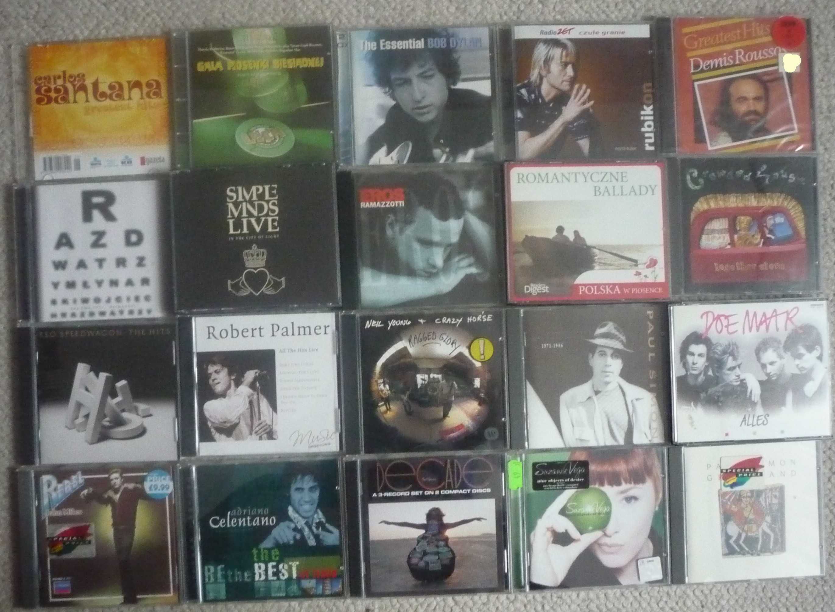 Kraftwerk, Beatles, Genesis, Hackett, G'n'R, Free - zestaw 72xCD