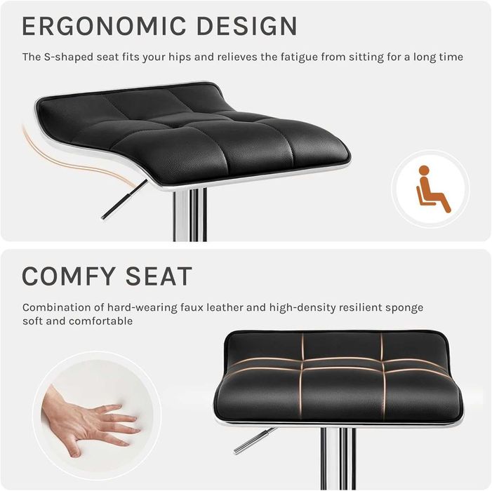 Nowy hoker barowy /krzesło /taboret/stołek obrotowy/fotel 2 szt !K124!