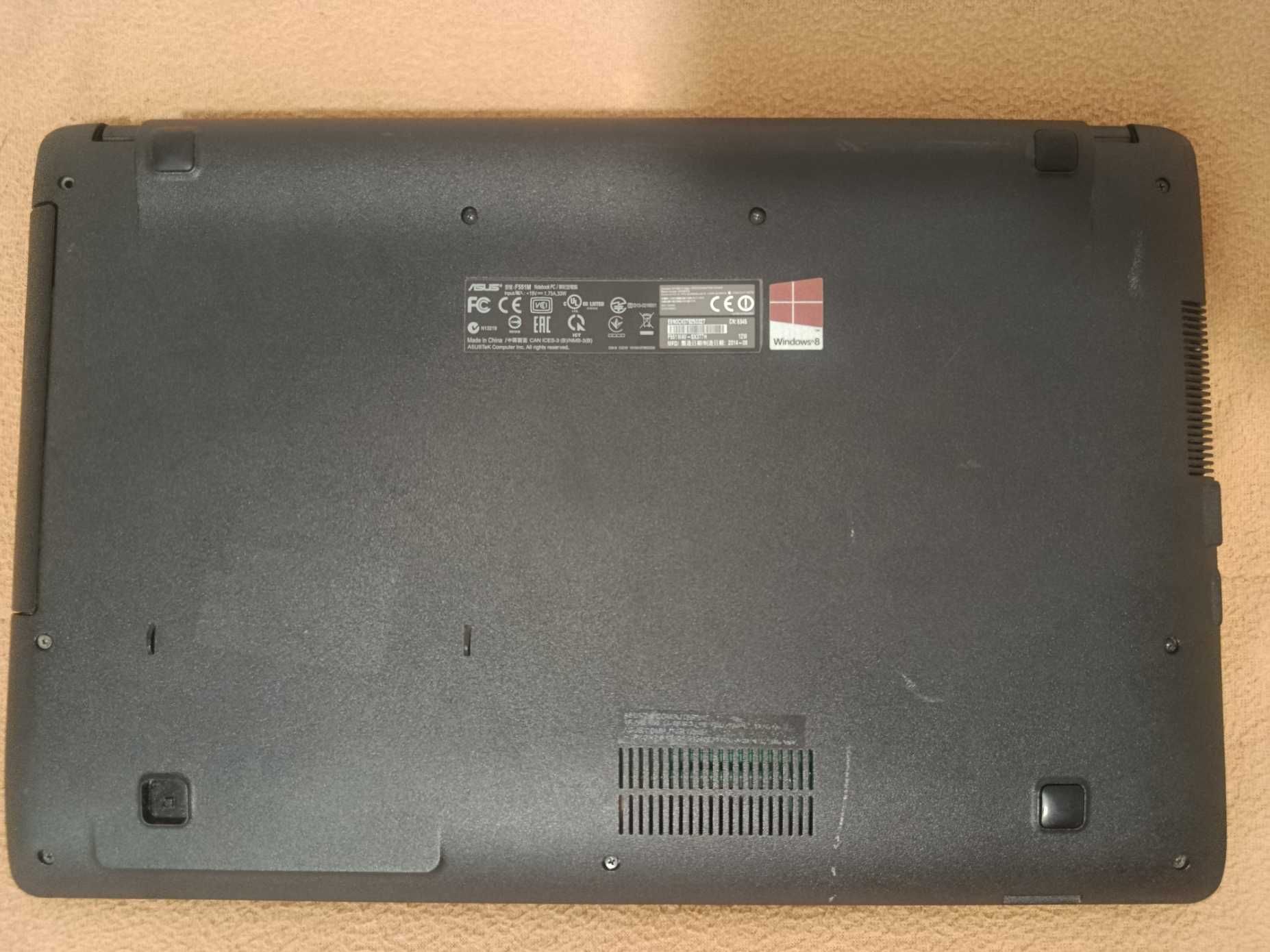 Portátil ASUS SSD + 8Gb Ram