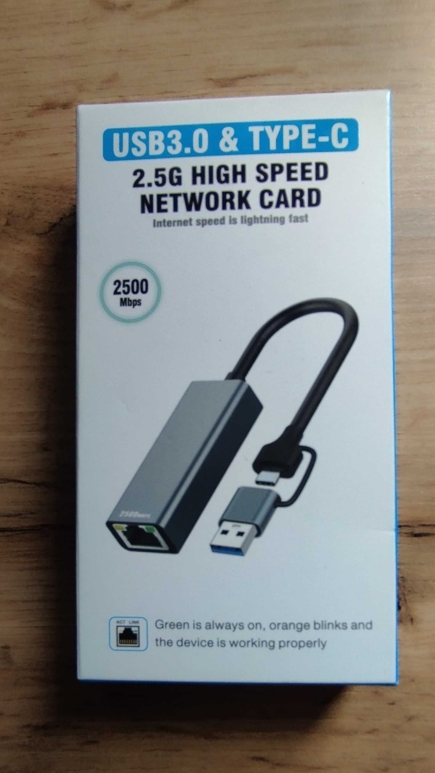 Karta Sieciowa USB3.0 / C  2500Mbps