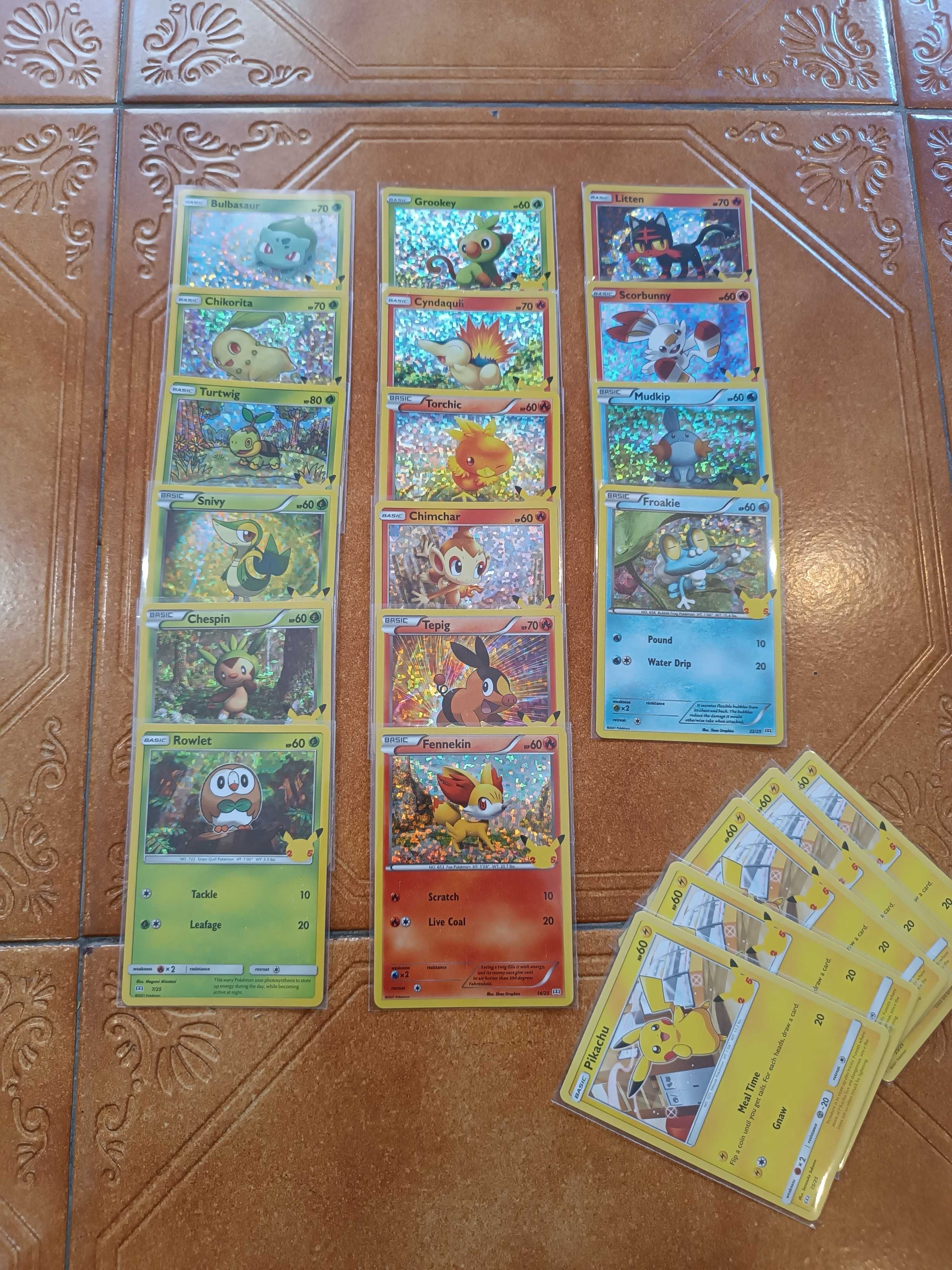 Cartas Pokémon McDonald's 2021