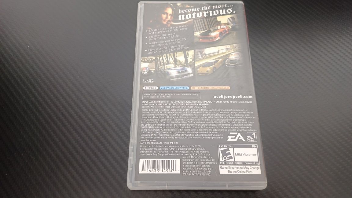 PSP Need for Speed Most Wanted 5-1-0