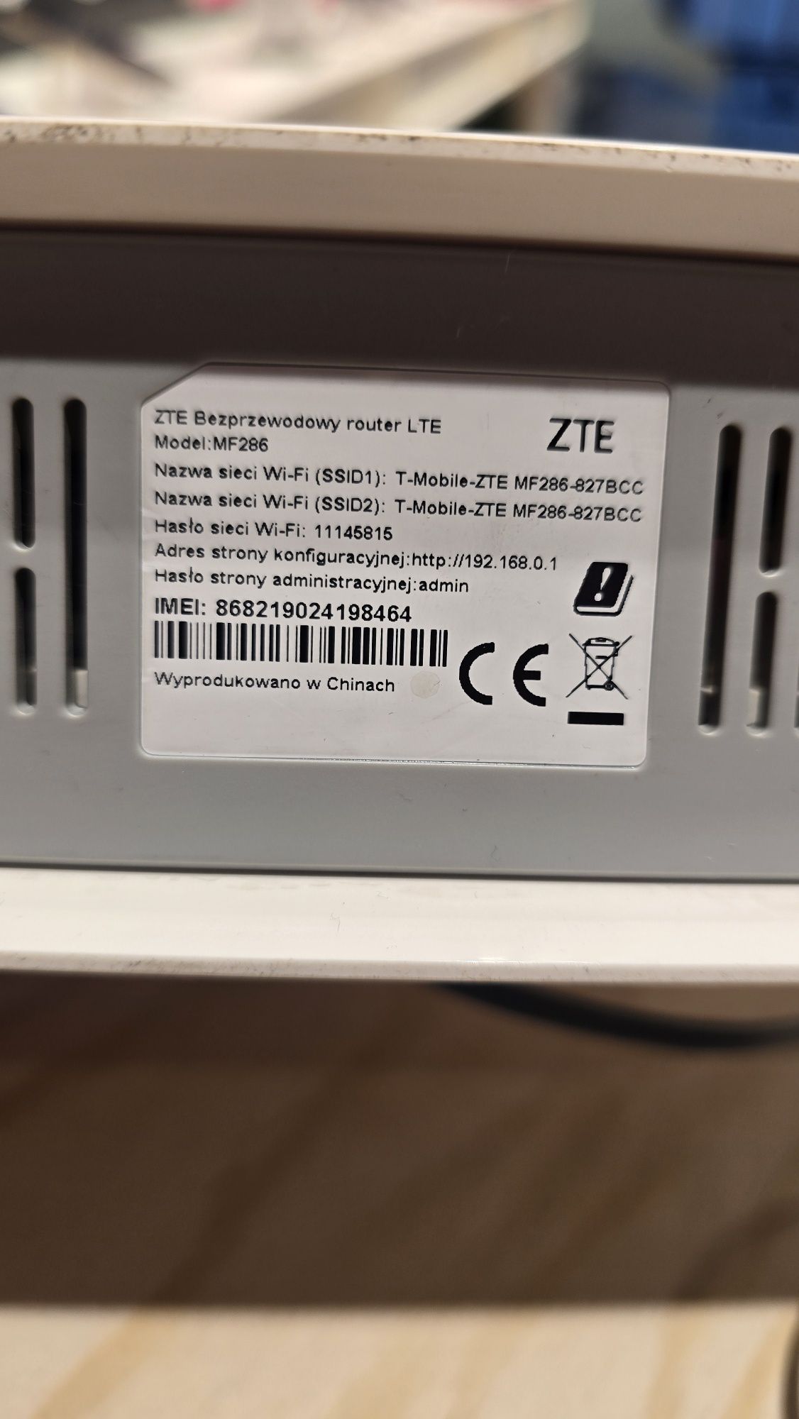 Router ZTE MF286