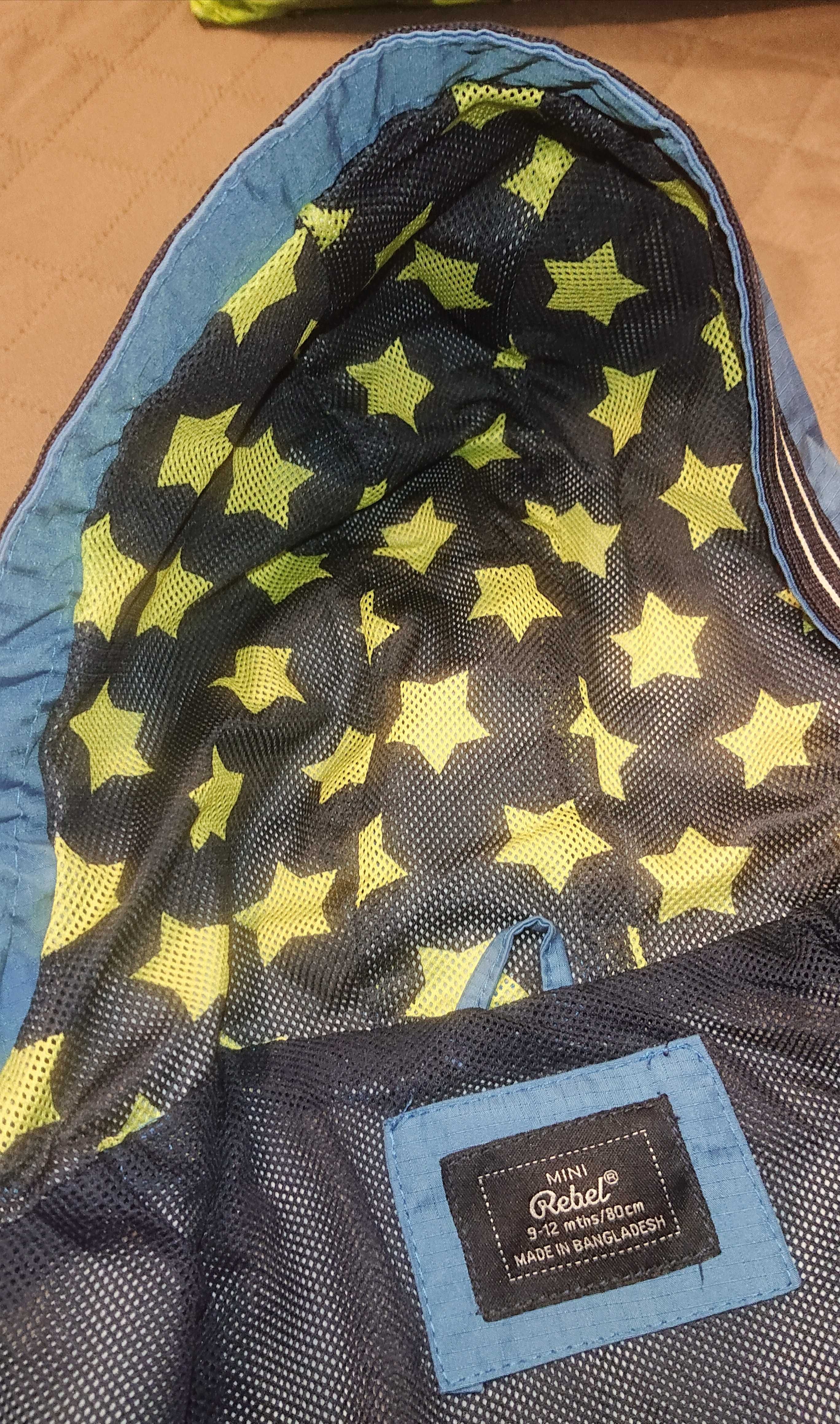 Mini Rebel r. 80 / jesienno - wiosenna kurtka / kurteczka z kapturem