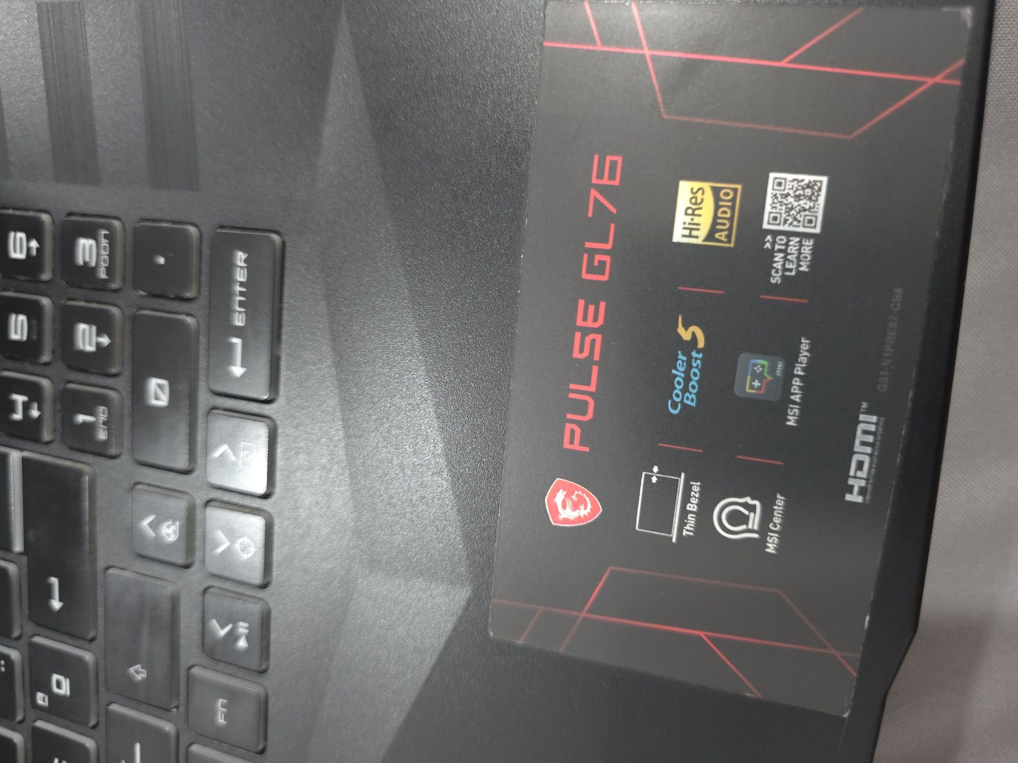 Portátil gamer MSI GL76