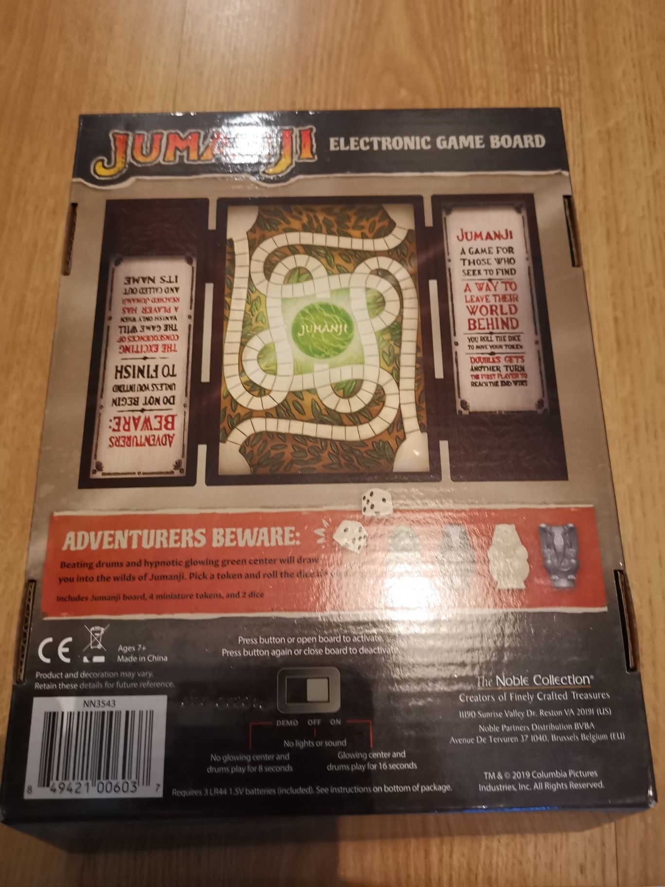Jumanji electronic game board