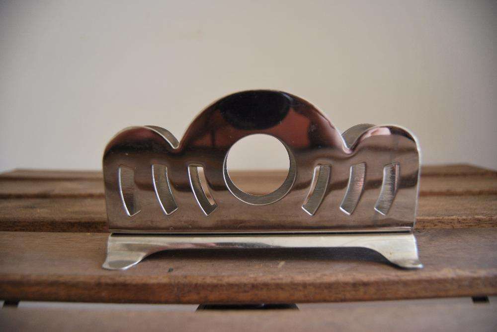 Porta Guardanapos metálico - Anos 60 (herança com mais de 50 anos)