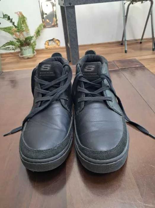 Buty chłopięce Skechers - junior direct pulse czarne