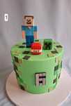 Minecraft FIGURKI zestaw na tort urodziny topper 3D