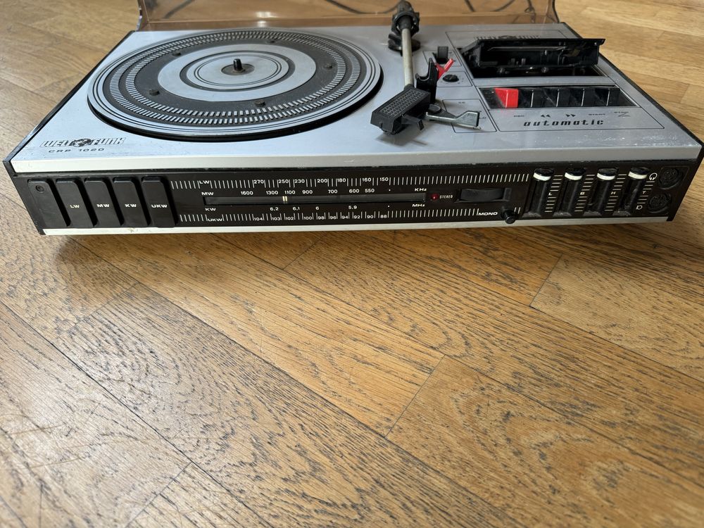 Gramofon/adapter radio i magnetofon - Weltfunk