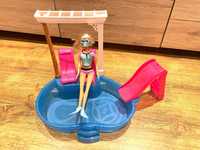 Duży basen dla Barbie + lalka Nurek