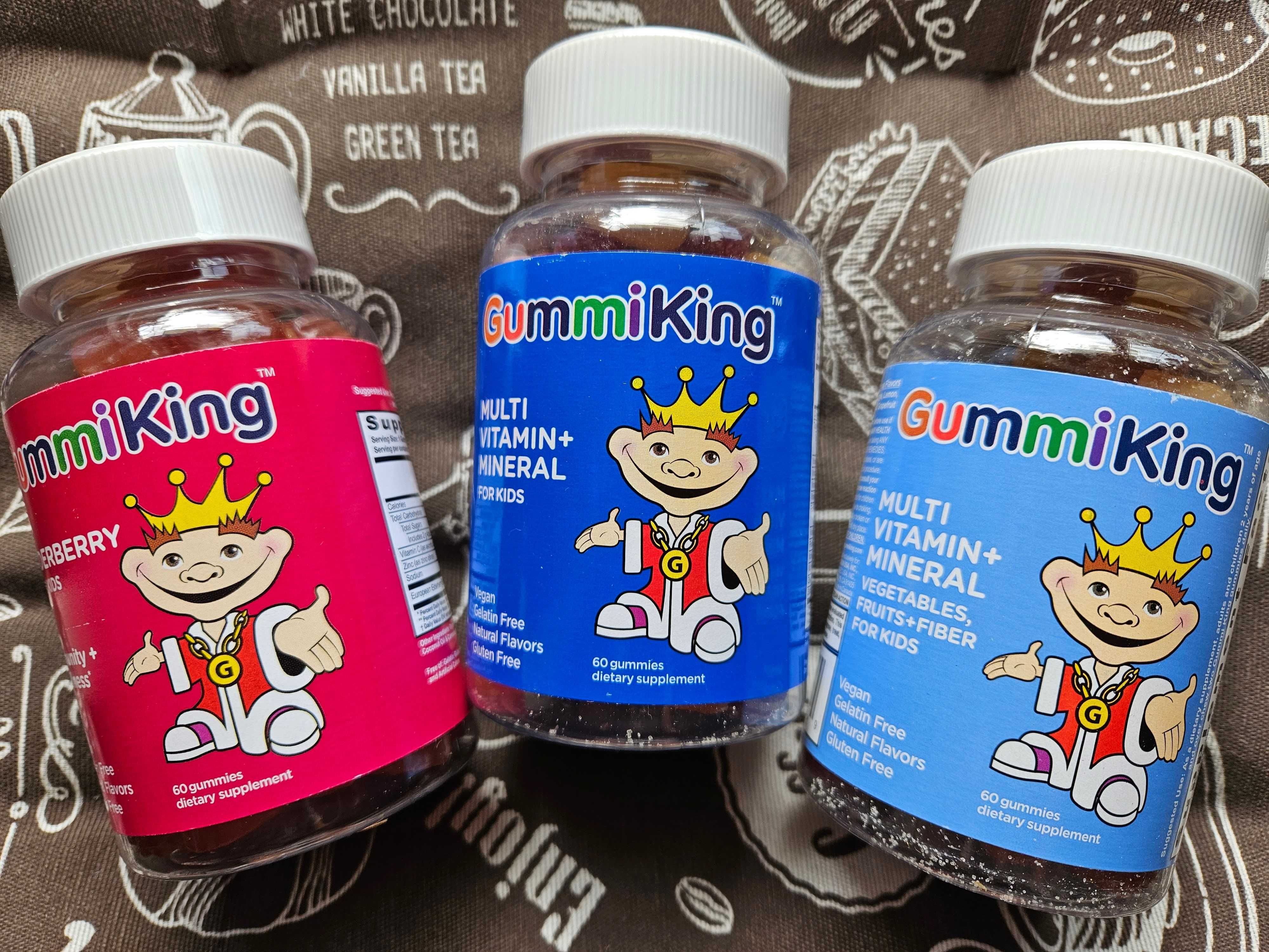 Для дітей жувальні вітаміни мінерали кальцій Gummi king дитячі бузина