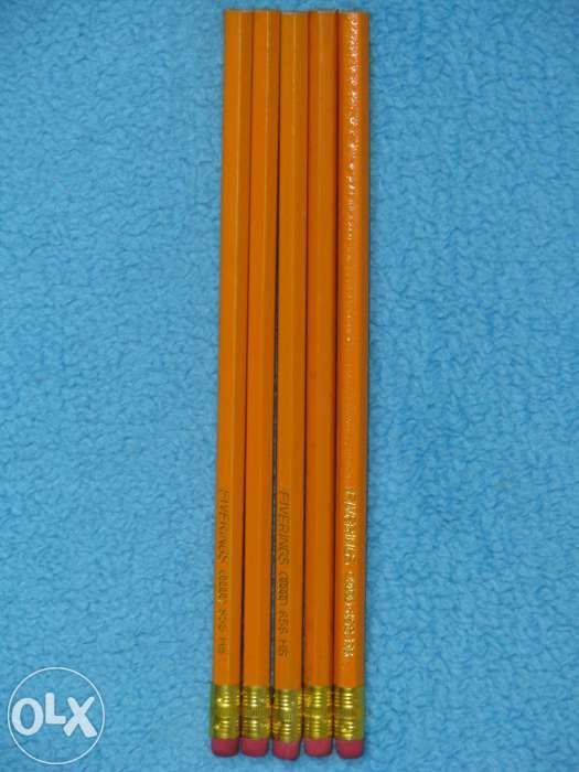 Ołówki HB z gumką 5 sztuk ołówek