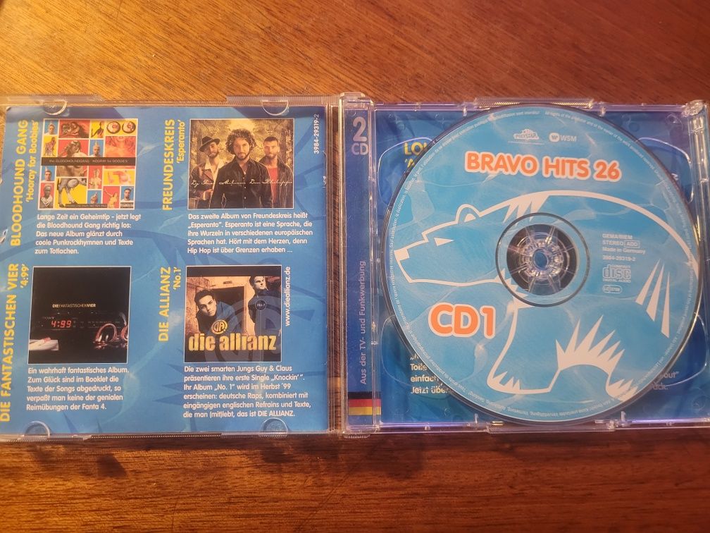 CD x 2 Bravo Hits vol.26 Warner 1999