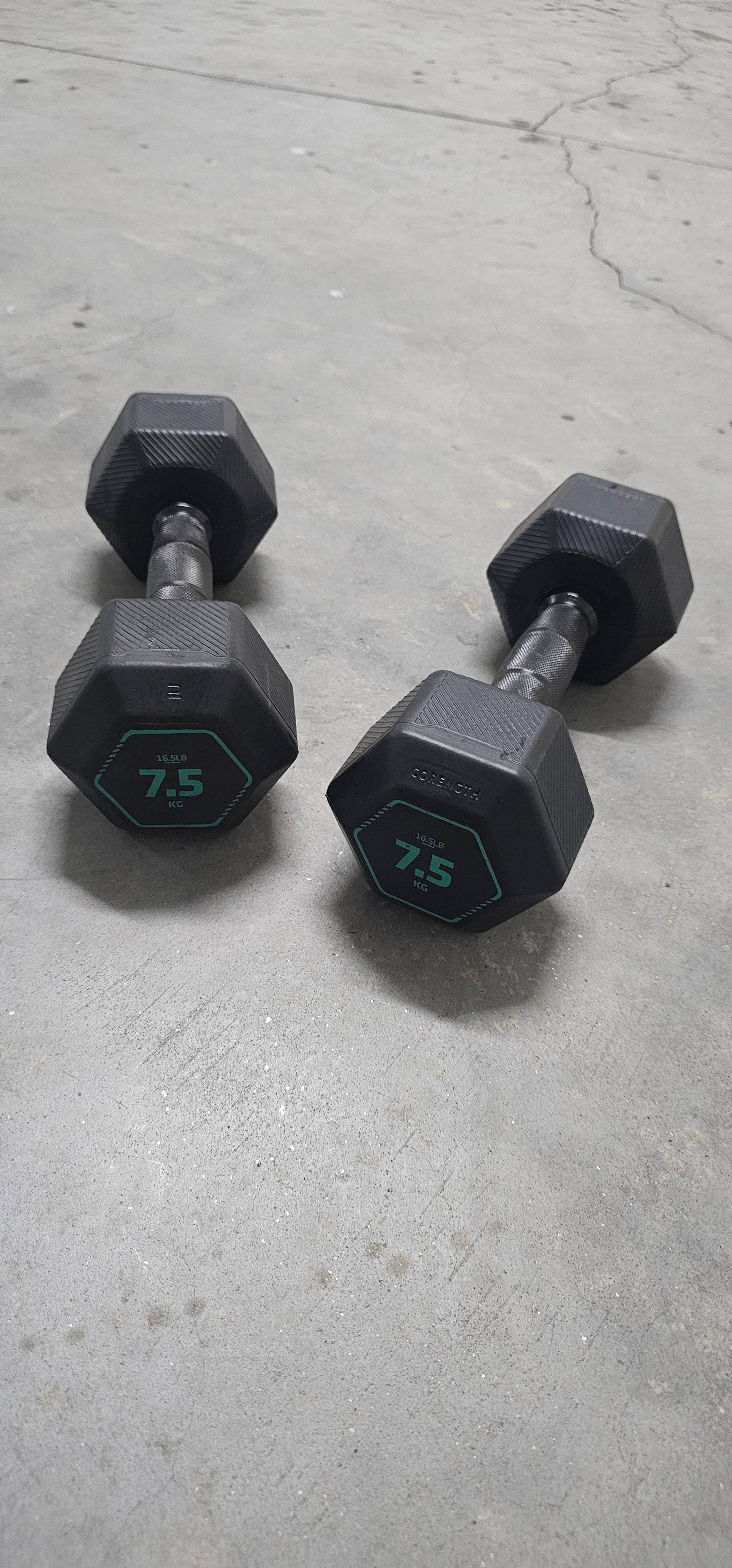 Halteres Hexagonal de Musculação e Cross-Training
