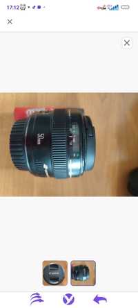 Obiektyw  Canon EF50mm f 1,4 USM