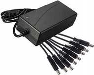 Stabilizowany zasilacz 12 V 5 A z 8 portami 5,52 x 2,1 do kamer
