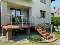 Barierki, balustrady nierdzewne balkonowe, tarasowe, schodowe, okienne