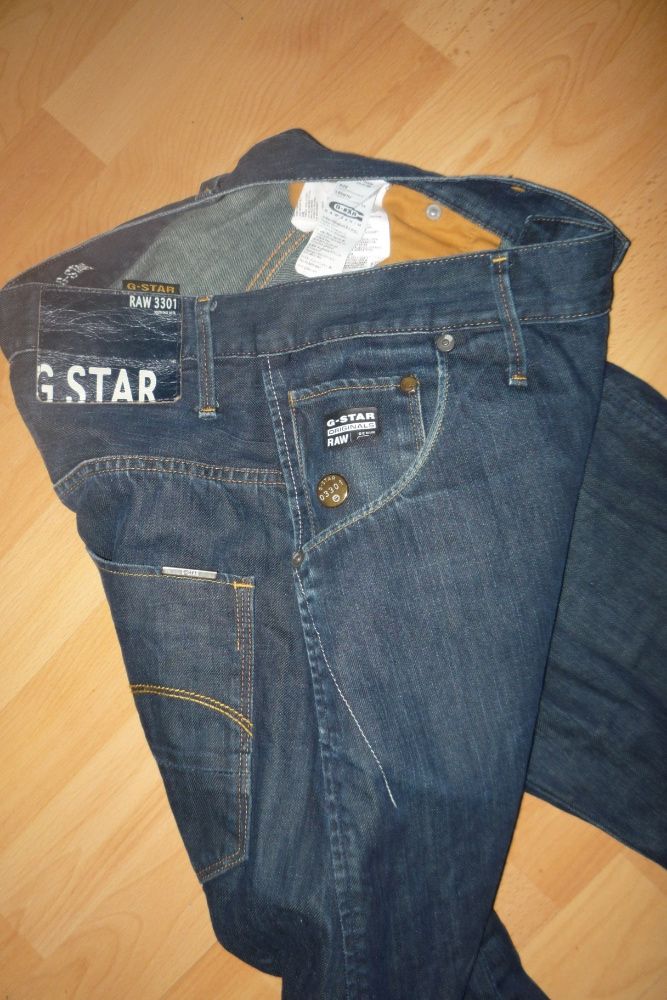 Spodnie Jeans męskie roz W31L32 , M / L , W32L32 * G-Star Raw Denim