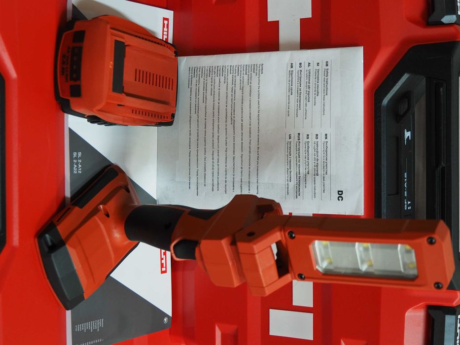 Latarka ledowa HILTI SL 2-A22 bateria 22v 2,6Ah bez ladowarki