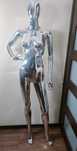 Manekin damski silver chrom