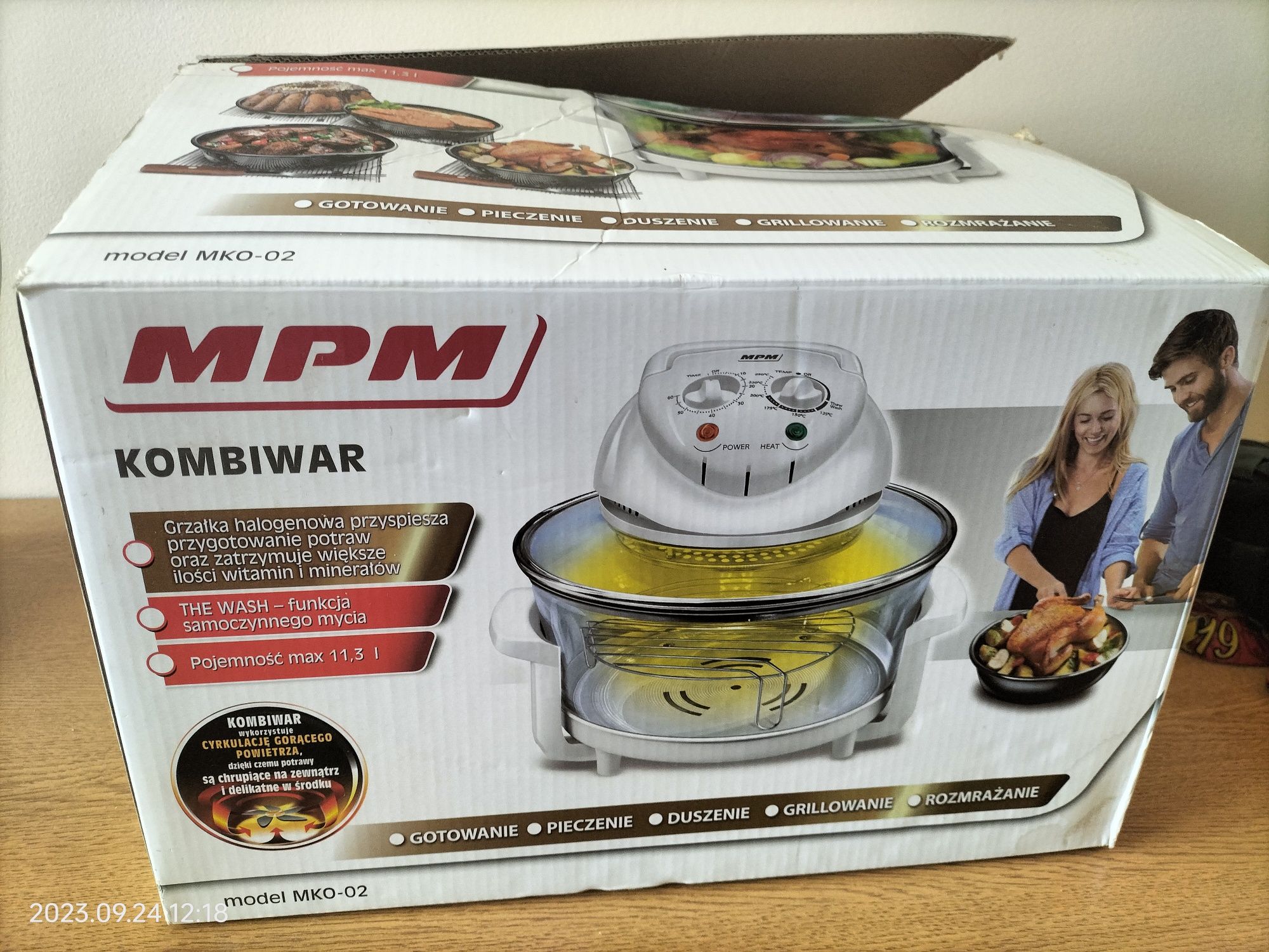 Kombiwar MPM MKO-02 11,3 l biały 1400 W