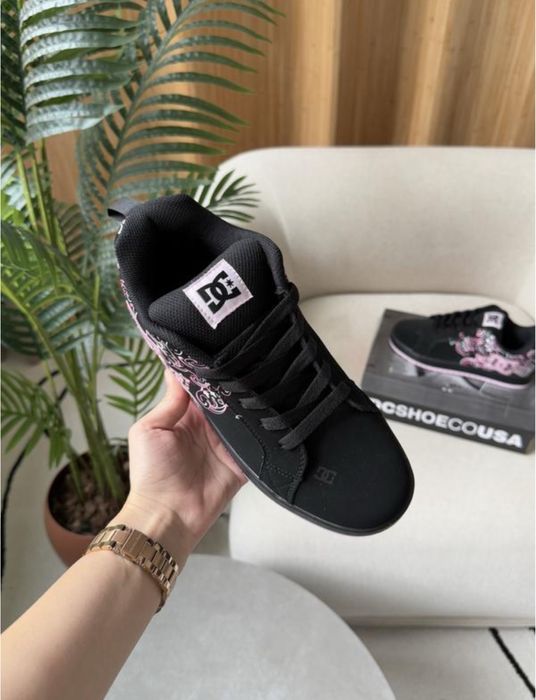 Жіночі Кросівки DC Court Graffik Black Pink 36-40