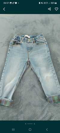 Spodnie Zara 104 jeans