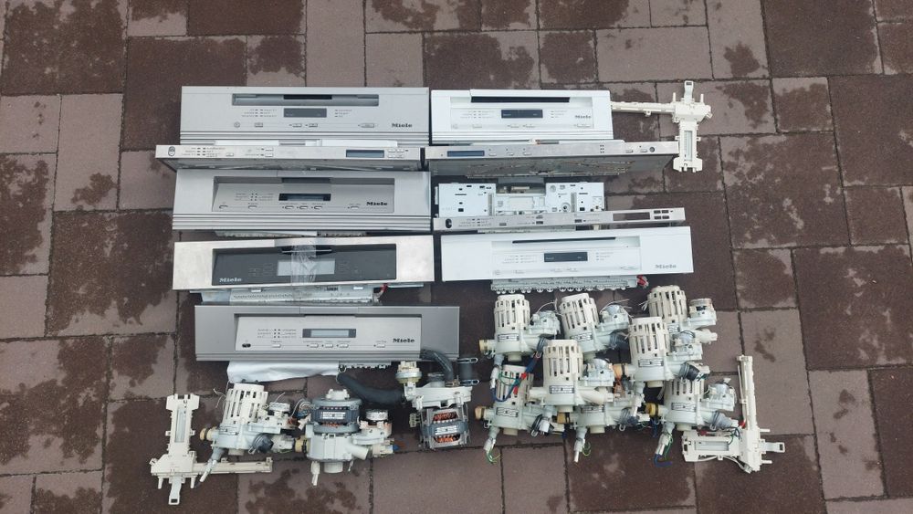 Модуль,Помпа,Пресостат,Мотор,Клапан,Кошик Посудомийна машина Miele