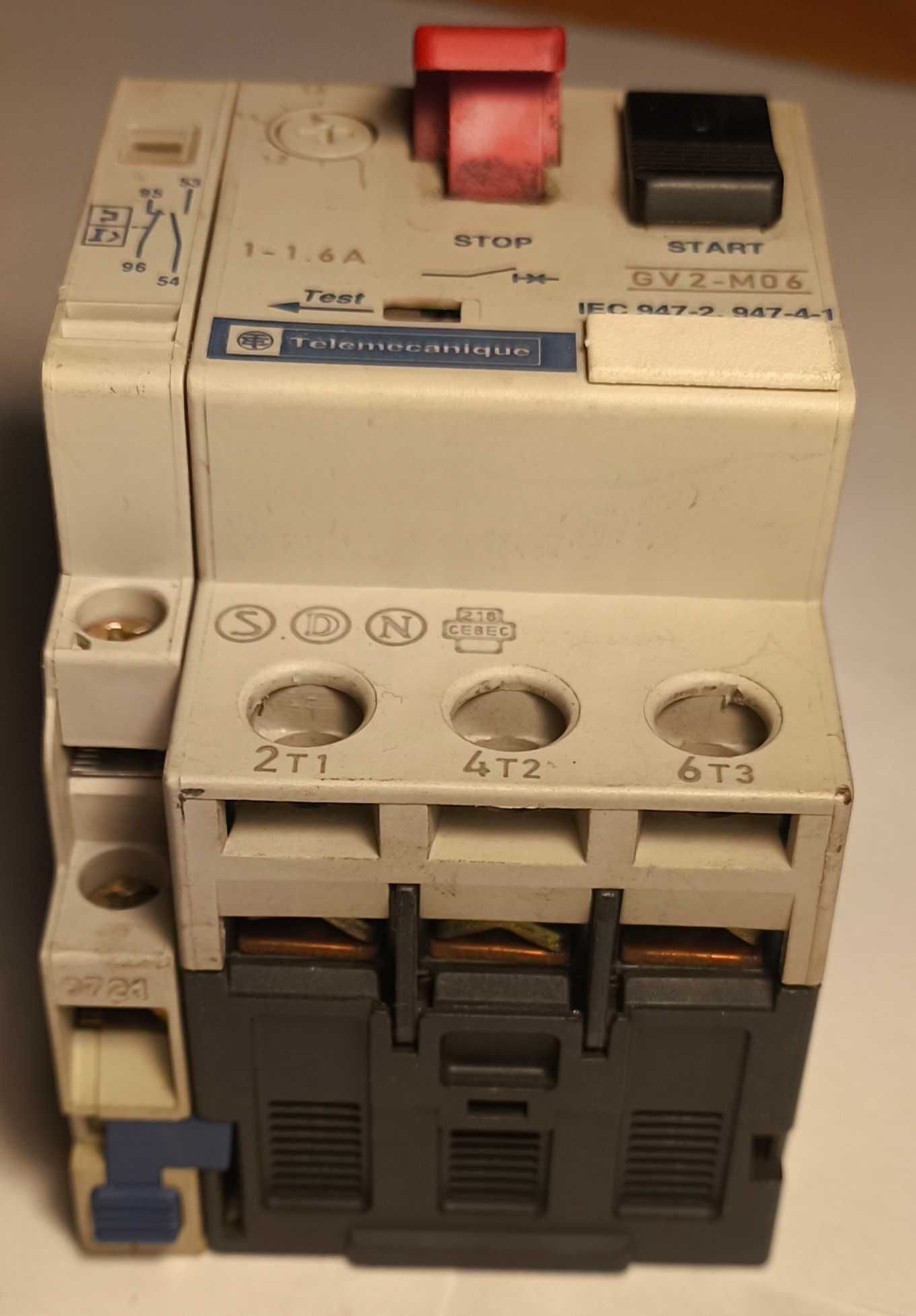 Wyłącznik silnikowy 1A-1,6A Telemecanique Bytom