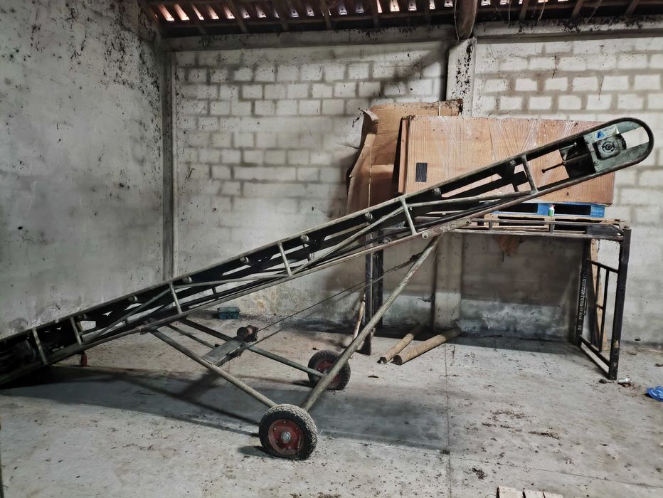 Tapete Rolante 5m comprido, 50cm largura tela, motor trifásico