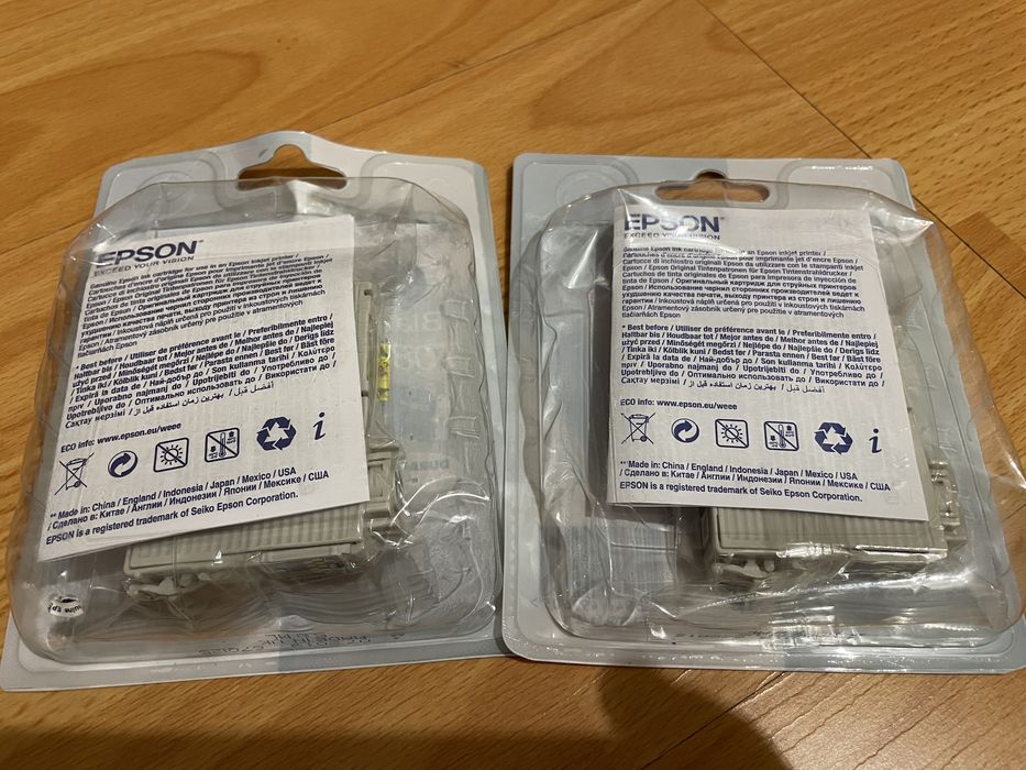 2 Tinteiros pretos T0891 para impressora Epson